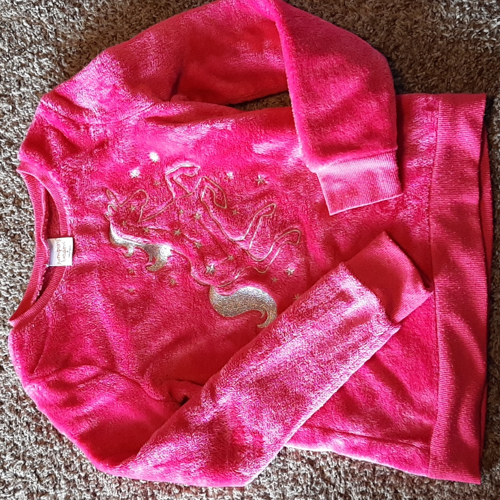 Pink fuzzy sweatshirt